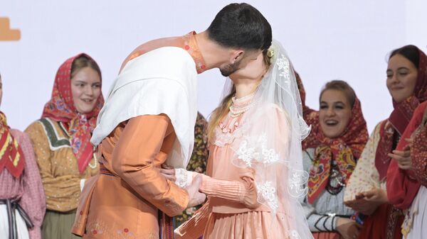 Тюкалинская свадьба на Международной выставке-форуме Россия
