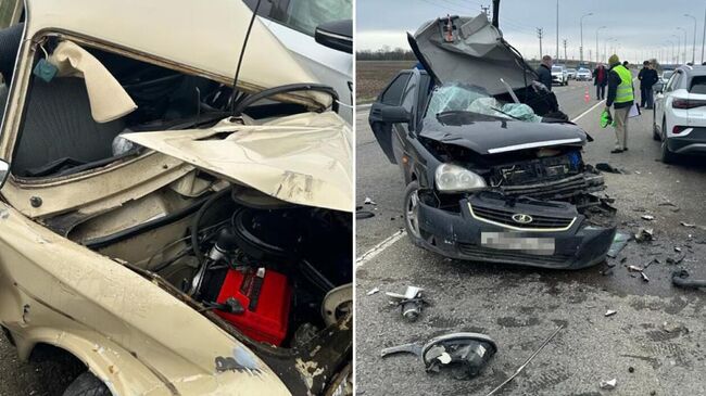 Место ДТП в Майкопе. 2 февраля 2024