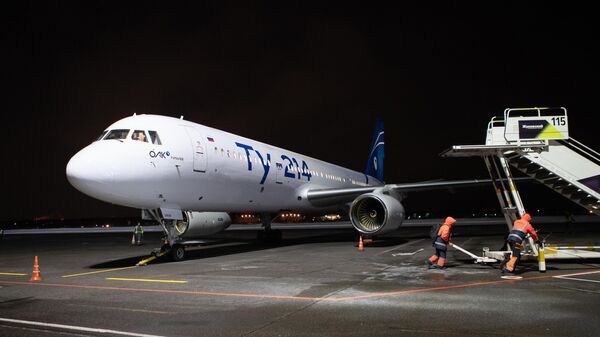 Первый коммерческий рейс лайнера Ту-214 авиакомпании Red Wings после восстановления летной годности. 3 февраля 2024