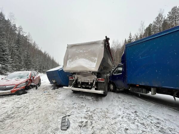 ДТП на 224 км автодороги Екатеринбург-Серов