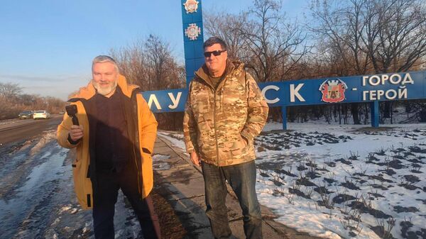 Американский военный эксперт Скотт Риттер в Луганске