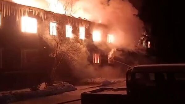 Пожар в жилом доме Иркутской области