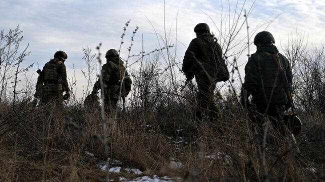 Военнослужащие ВС России в зоне СВО