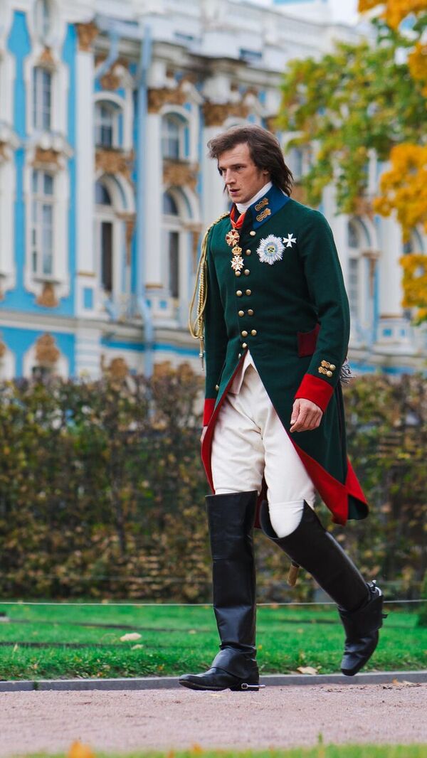 На съемках сериала Александр I На съемках сериала Александр I