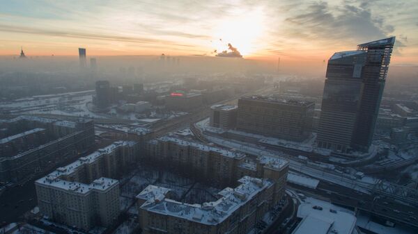 Жилые кварталы в районе Кутузовского проспекта в Москве