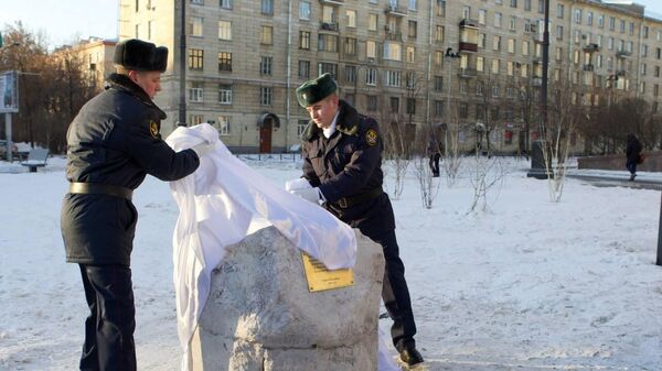 Церемония закладки камня в основание памятника общественному и политическому деятелю Анатолию Кони в Санкт-Петербурге