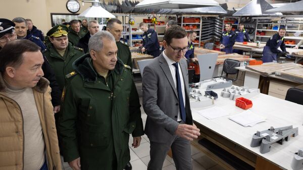 Министр обороны РФ Сергей Шойгу проверил выполнение ГОЗ по производству БпЛА в Удмуртии. 10 февраля 2024