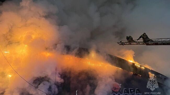 Пожар в гостинице в Тольятти