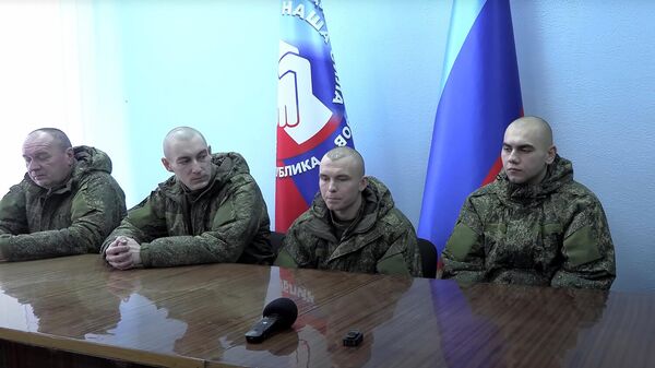 Кадр видео из репортажа Патрика Ланкастера о солдатах ВСУ, перешедших на сторону России