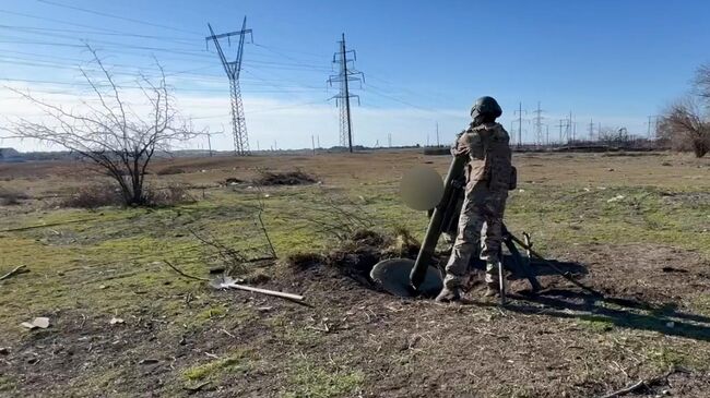 Уничтожение группы пехоты и операторов беспилотников ВСУ