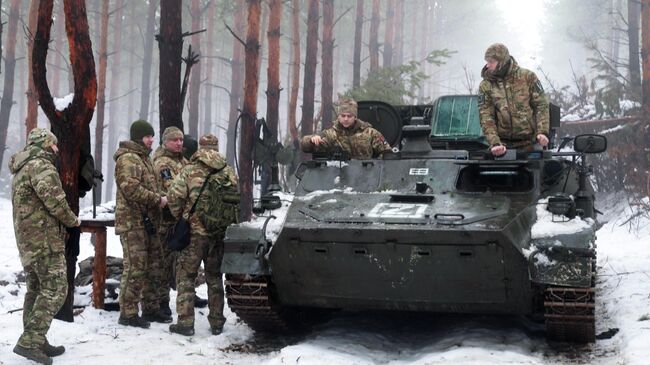 Военнослужащие ВС России в зоне спецоперации. Архивное фото