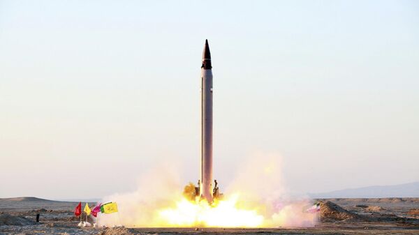 Запуск баллистической ракеты Emad ВС Ирана