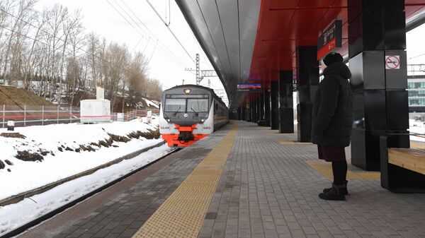 МЖД опровергла сообщения о якобы застрявшем в снегу поезде в Москве