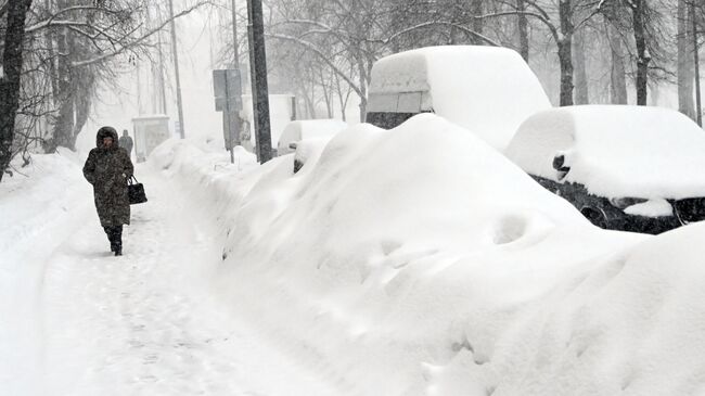 Уборка снега в Москве