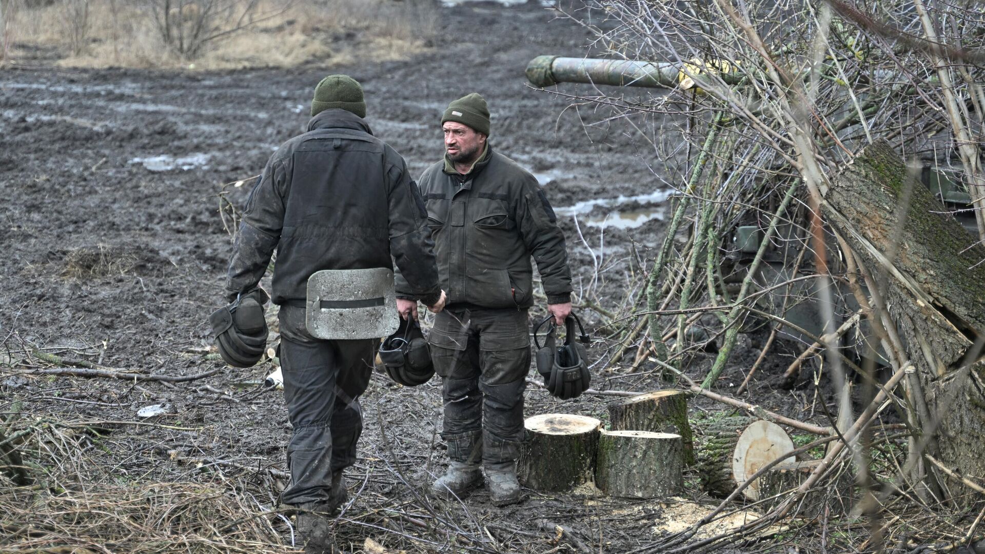 Украинские военнослужащие - РИА Новости, 1920, 16.02.2024