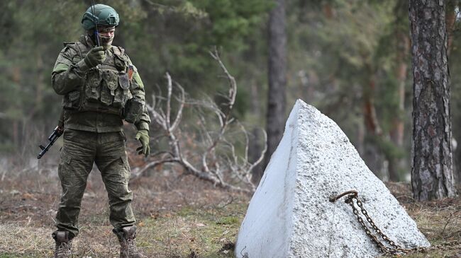 Работа военных инженеров в зоне СВО