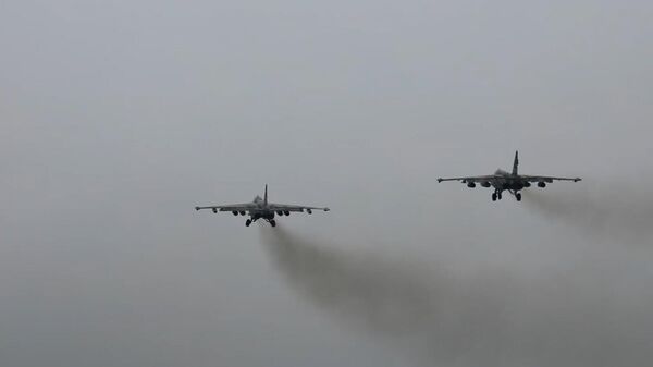 Боевой вылет Су-25 на Донецком направлении