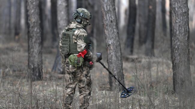 Работа военных инженеров ВС РФ