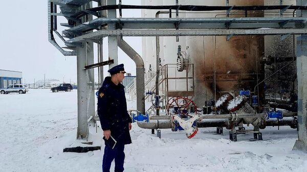 Место происшествия на заводе в Балаково Саратовской области. 19 февраля 2024