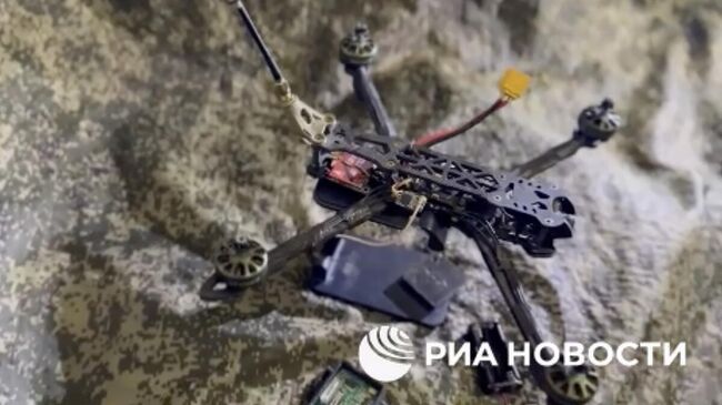 Захваченный украинский FPV-дрон