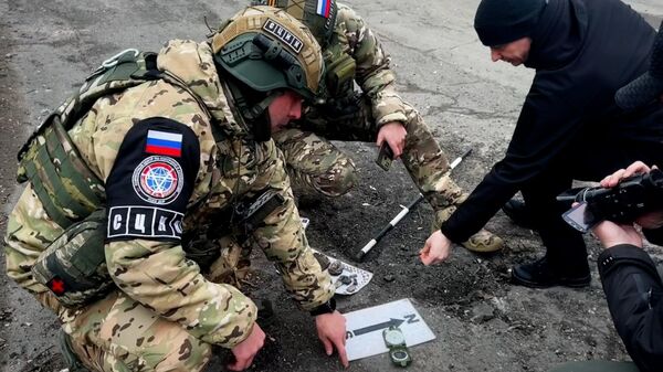 Кадры с места обстрела Киевского района Донецка 