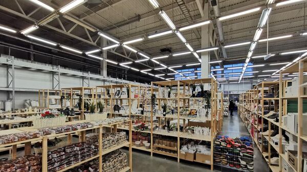 Магазин с товарами шведского бренда IKEA в Новосибирске