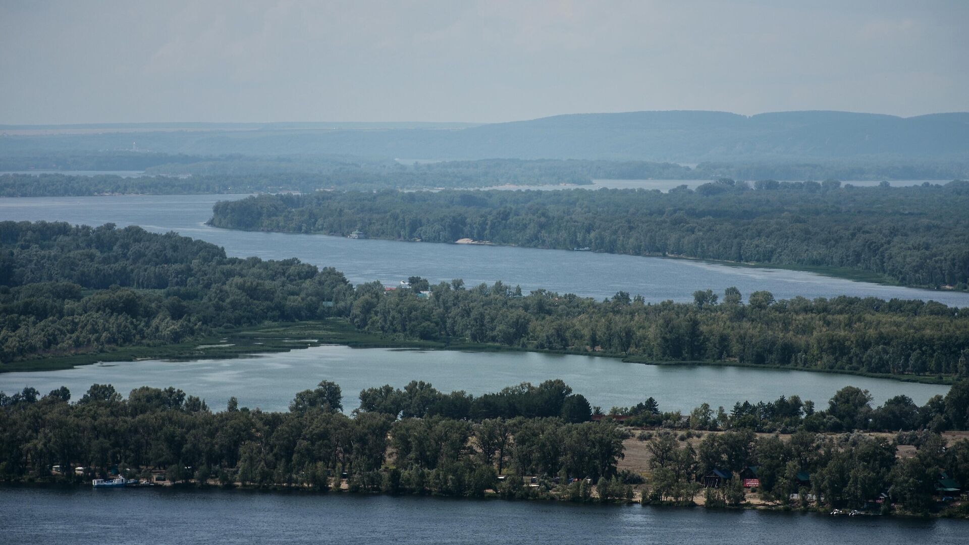 Река Волга в Самаре - РИА Новости, 1920, 16.07.2024