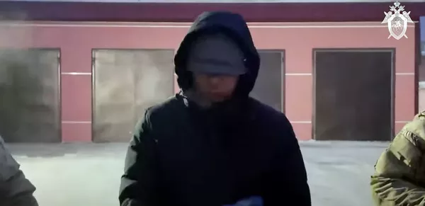 Один из задержанных участников группировки. Стоп-кадр с видео ЦОС ФСБ России