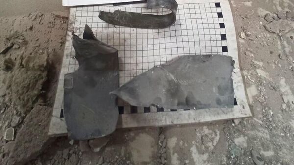 Фрагменты ракеты JROF HEF в Калининском районе Донецка. 22 февраля 2024