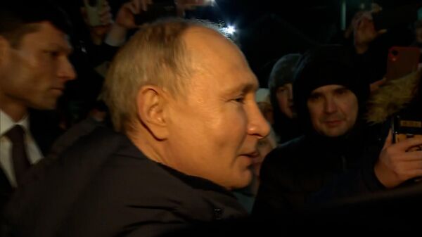 Путин пообщался с жителями одного из городов Чувашии