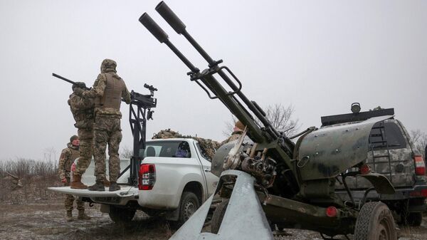 Военнослужащие ПВО Украины в Киевской области