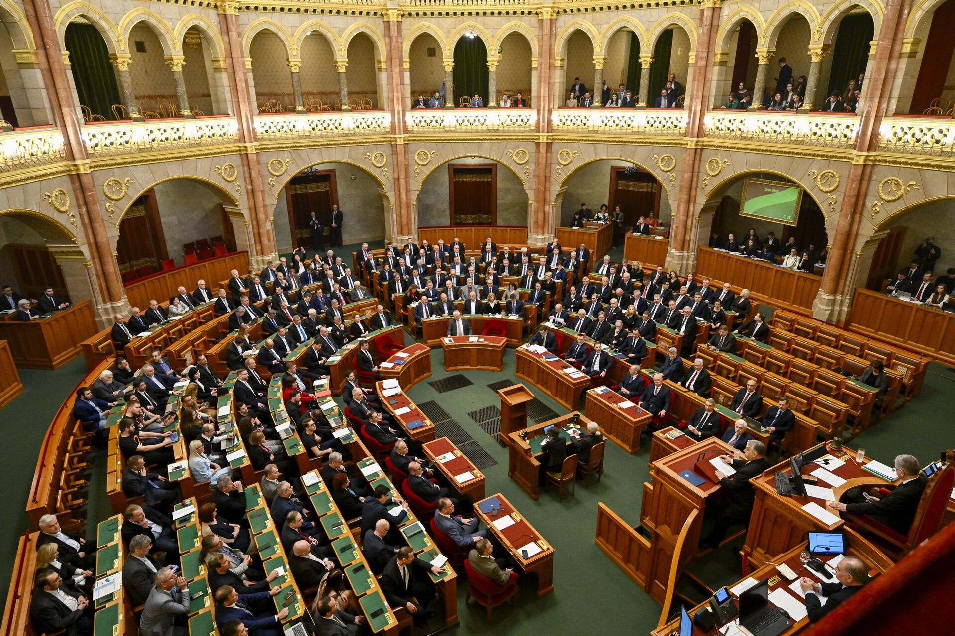 Заседание парламента Венгрии - РИА Новости, 1920, 09.04.2024