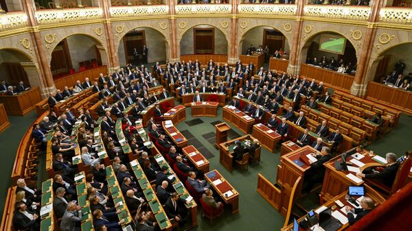 Заседание парламента Венгрии