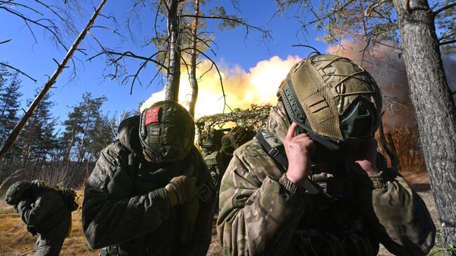 Российские военнослужащие в зоне СВО