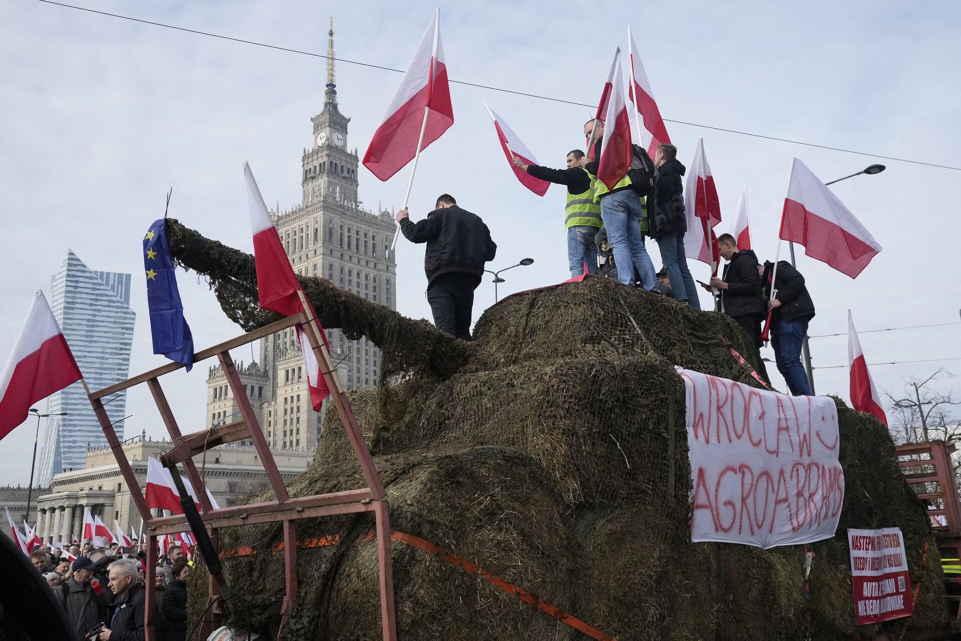 Акция протеста польских фермеров в Варшаве - РИА Новости, 1920, 07.03.2024