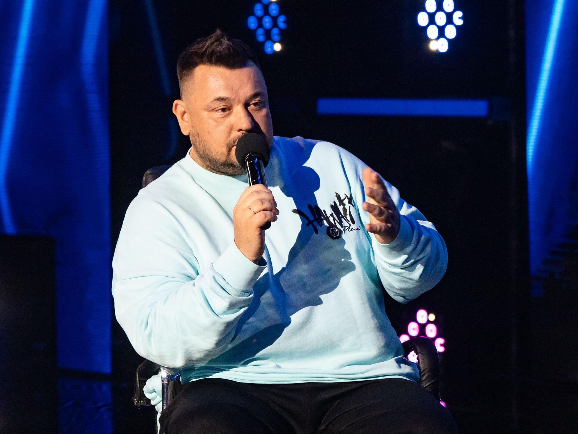 Сергей Жуков на пресс-конференции к старту Новой Фабрики звезд Сергей Жуков на пресс-конференции к старту Новой Фабрики звезд - РИА Новости, 1920, 28.08.2025