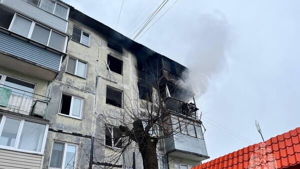 Устранение последствий пожара в жилом доме в Серпухове. 1 марта 2024 года