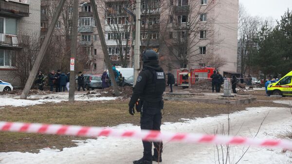 Место происшествия в Красногвардейском районе Санкт-Петербурга