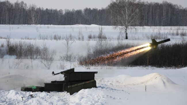 Боевая стрельба зенитным дивизионом ПВО