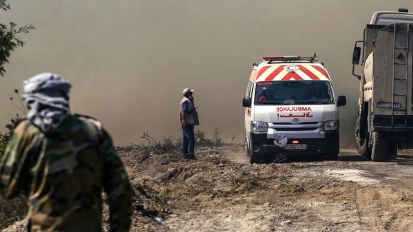 Автомобиль скорой помощи в Сирии