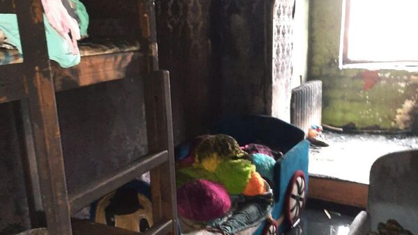 Место пожара в квартире жилого дома в Новочеркасске Ростовской области. 5 марта 2024