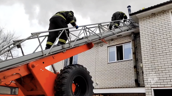 Ликвидация пожара в пансионате в Воронеже. 6 марта 2024