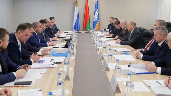 Переговоры представителей руководства Белорусской железной дороги и Октябрьской железной дороги