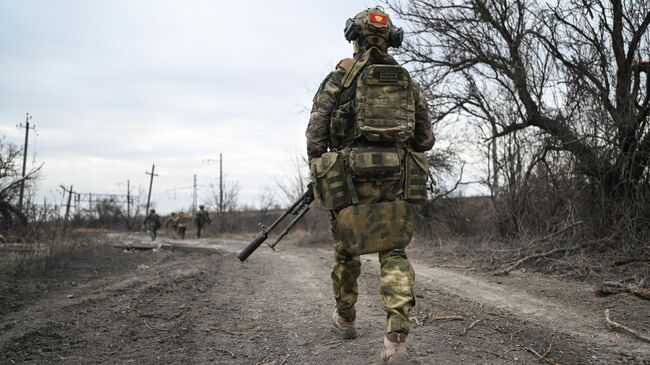 Российский военнослужащий 