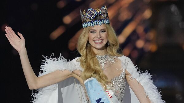 Кристина Пышкова из Чехии, победившая на конкурсе Мисс мира — 2024