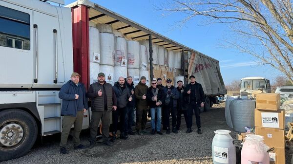 Директор сочинской охранной фирмы Константин Тайструк отправил тоннну минеральной воды бойцам СВО