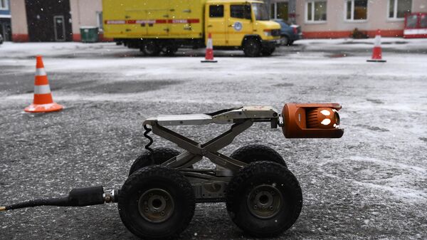 Роботизированная техника, с помощью которой сотрудники Мосводоканала проводят профилактические ремонтные работы в водопроводных и канализационных сетях Москвы