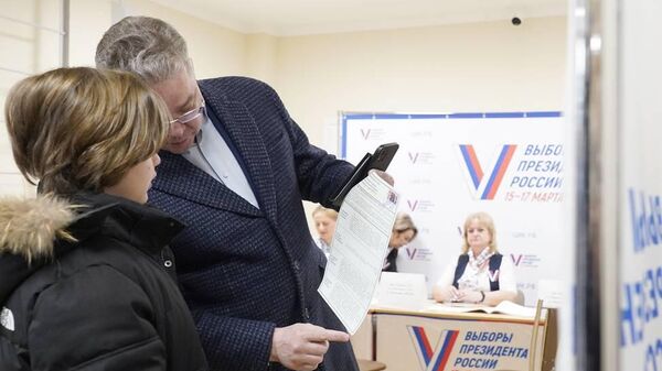 Губернатор Ставрополья Владимир Владимиров принял участие в голосовании на выборах Президента России