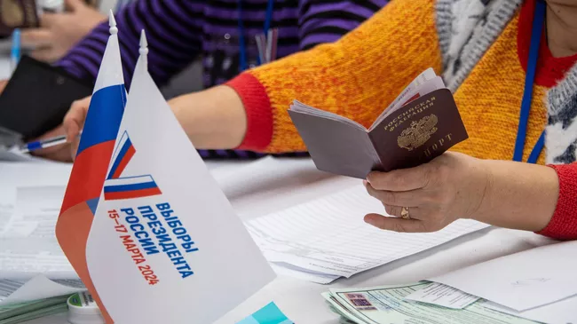 Избирательный участок в Геническе