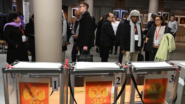 Иностранные наблюдатели на выборах президента России в Москве